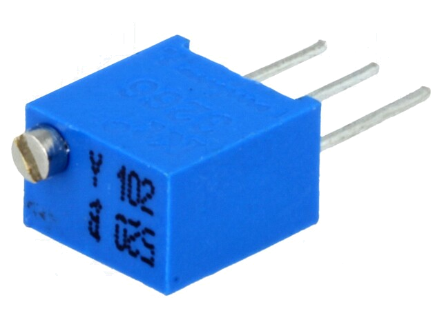 Potentiometer: montage-; meerslagen; 1kΩ; 250mW; ±10%; lineair Potentiometer: montage-; meerslagen; 1kΩ; 250mW; ±10%; lineair